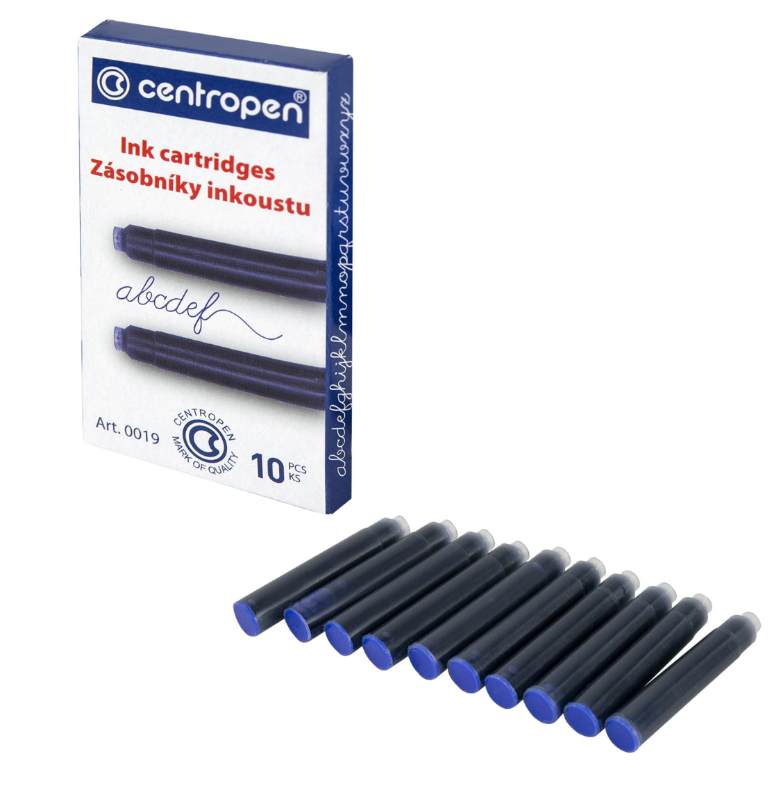 Баллончики Centropen, синие, 10шт