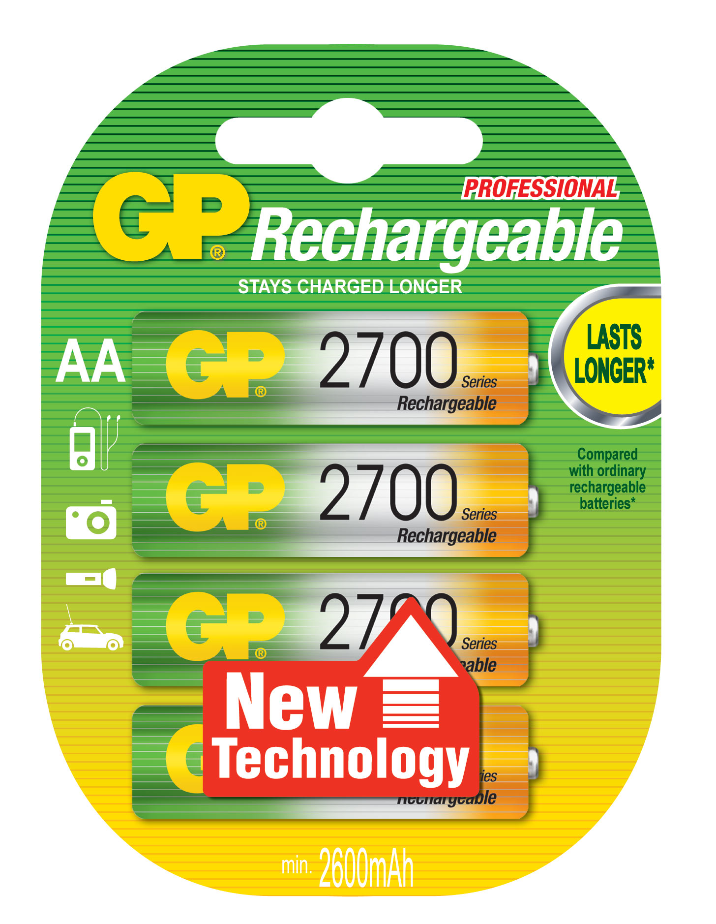 Аккумулятор АA GP 2700mAh