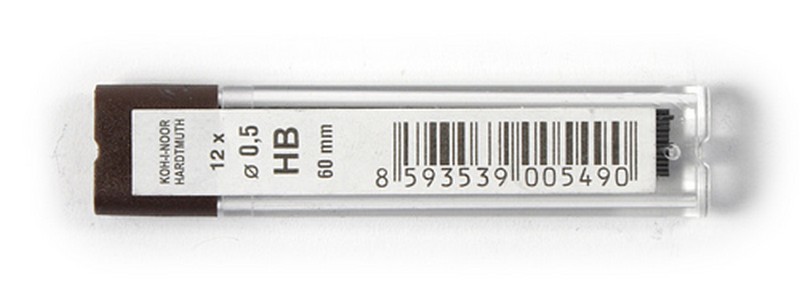 Грифели 0.5мм Koh-i-noor, HВ