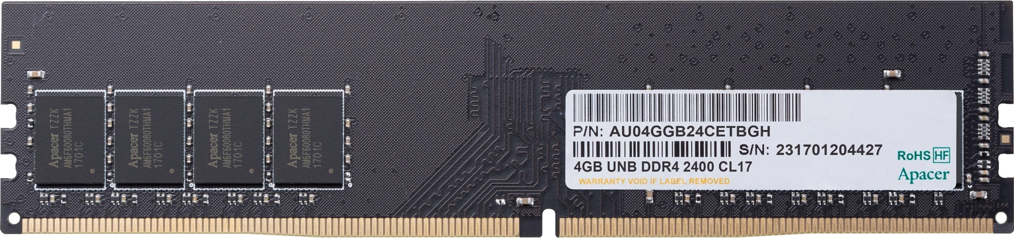 Модуль памяти DDR4 4GB Apacer AU04GGB26CQTBGH