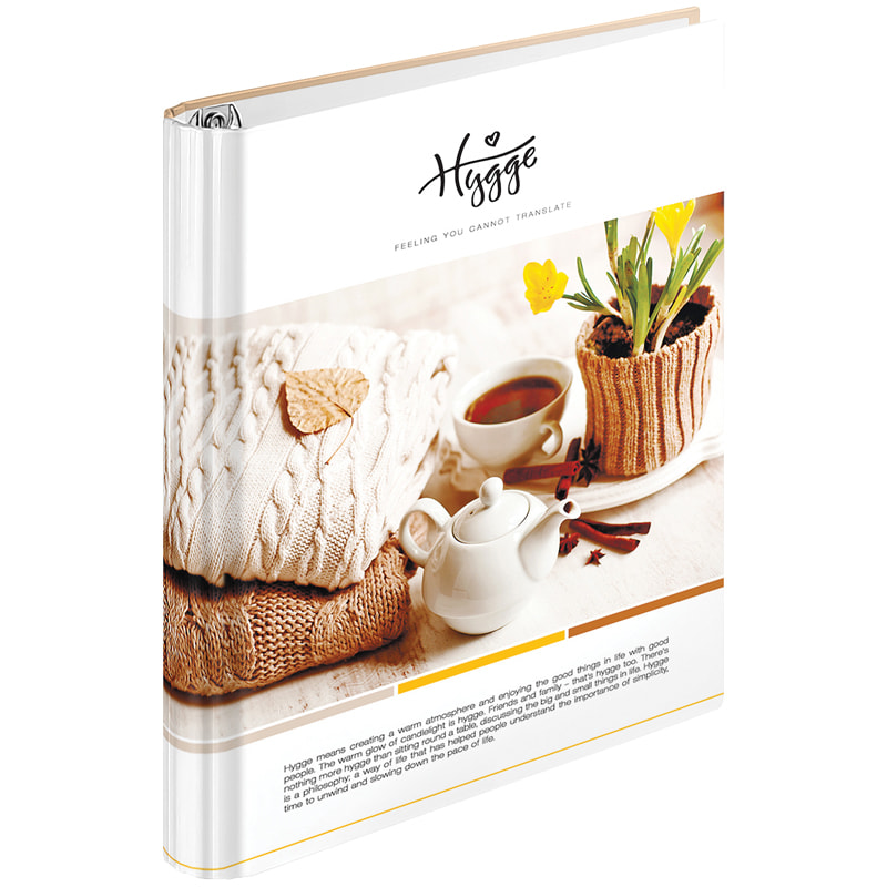 Тетрадь 120л. на кольцах, "Стиль. Hygge things"