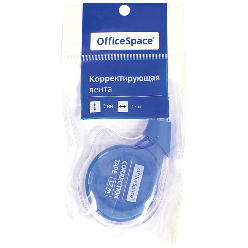 Корректор-лента, 5мм*12м, OfficeSpace