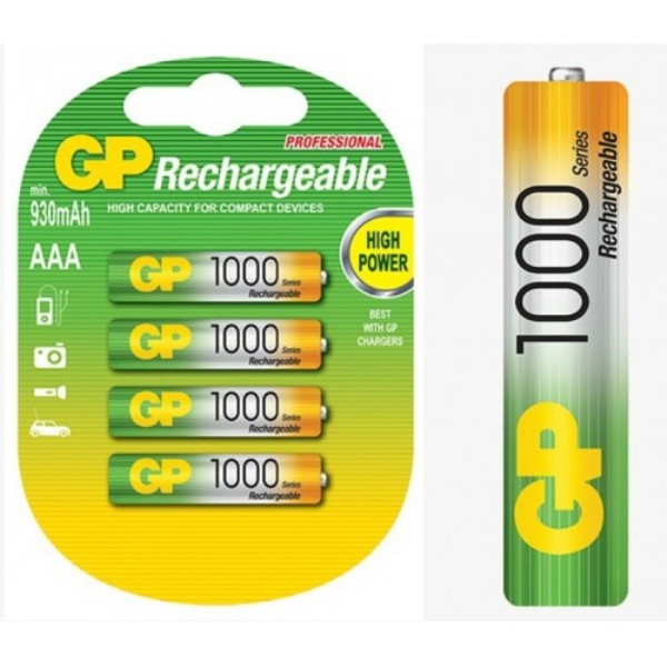 Аккумулятор ААA GP 1000mAh