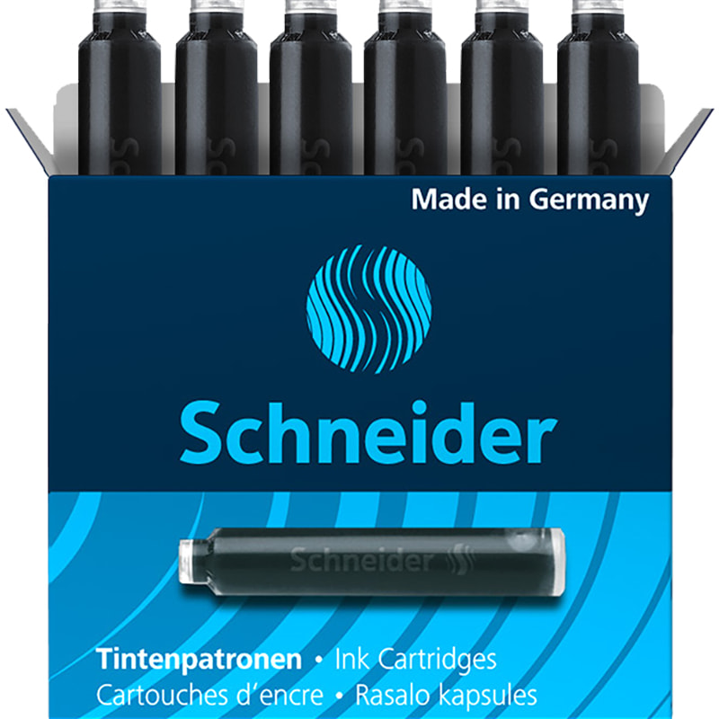 Баллончики Schneider, черные, 6шт