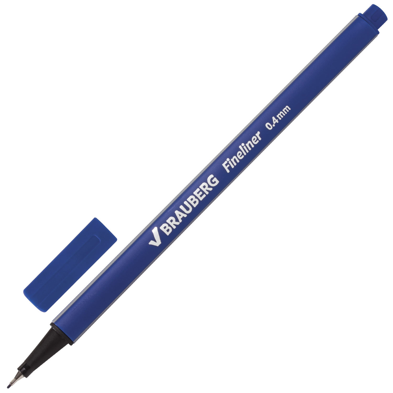 Ручка капиллярная, Brauberg Aero, 0.4мм, синяя