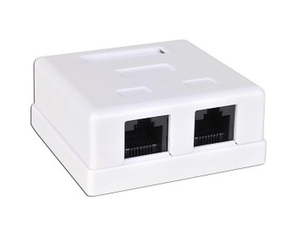 Розетка сетевая 2*RJ-45, Rexant