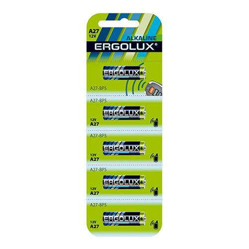 Батарейка 27A Ergolux