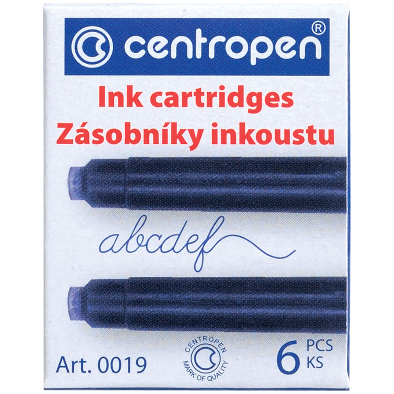 Баллончики Centropen, синие, 6шт