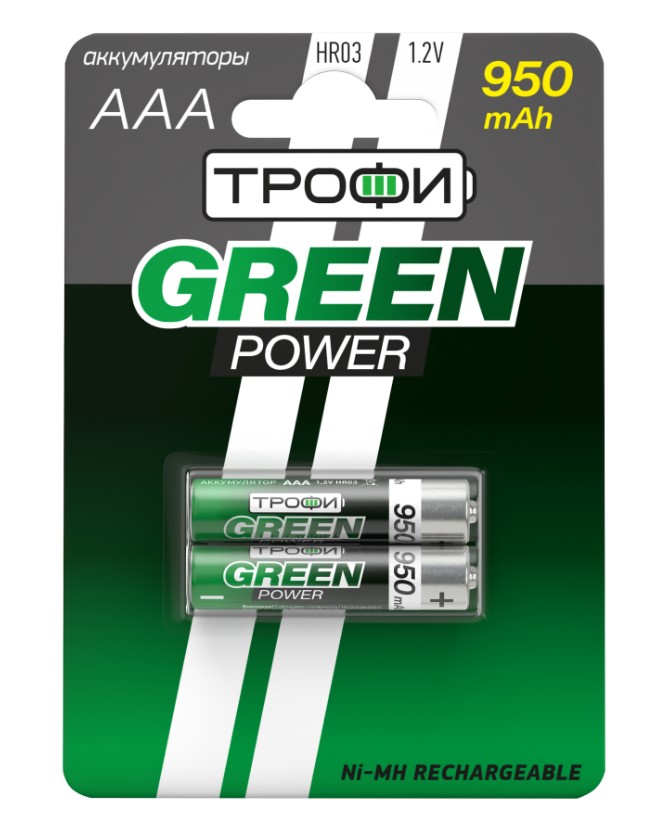 Аккумулятор ААA Трофи 950mAh