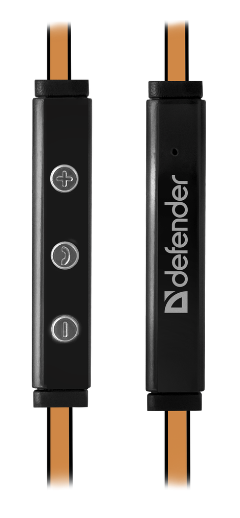 Наушники Defender Pulse 455 с микрофоном, зеленые